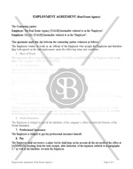 Employment Agreement (Real Estate Agency)