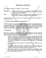 Arbitration Agreement