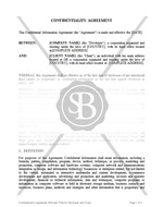 Confidentiality Agreement between Website Developer and Client