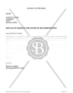 Refusal of Request for Letter of Recommendation