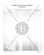 Statement of Assets and Liabilities