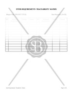 Inter-Requirements Traceability Matrix