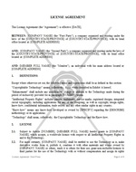 License Agreement - Short Form