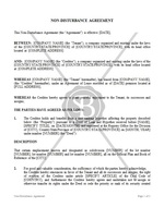 Non-Disturbance Agreement