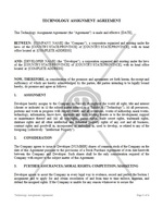 Technology Assignment Agreement