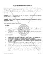 Trademark License Agreement (Short)