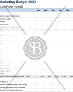 Marketing Budget Worksheet