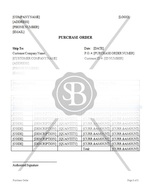 Purchase Order Form