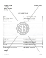 Service Invoice